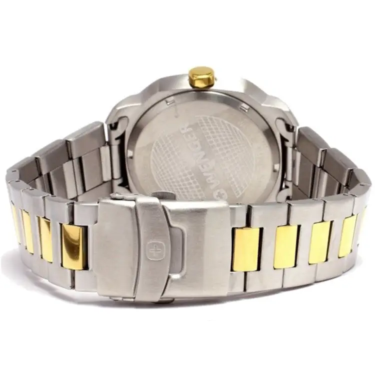 Wenger Men’s Edge Index 100m Two Tone Stainless Steel Watch