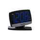 Westclox 1.8 Blue Digital Display Tilt and Swivel Dual Alarm