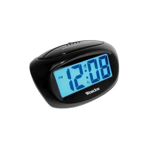 Westclox 1 Digital Snooze Ascending Alarm Clock (Black)