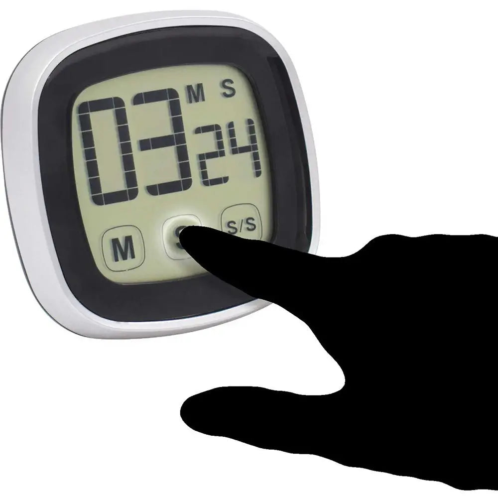 Westclox 2.88 Square Digital Timer with Large Touch Screen