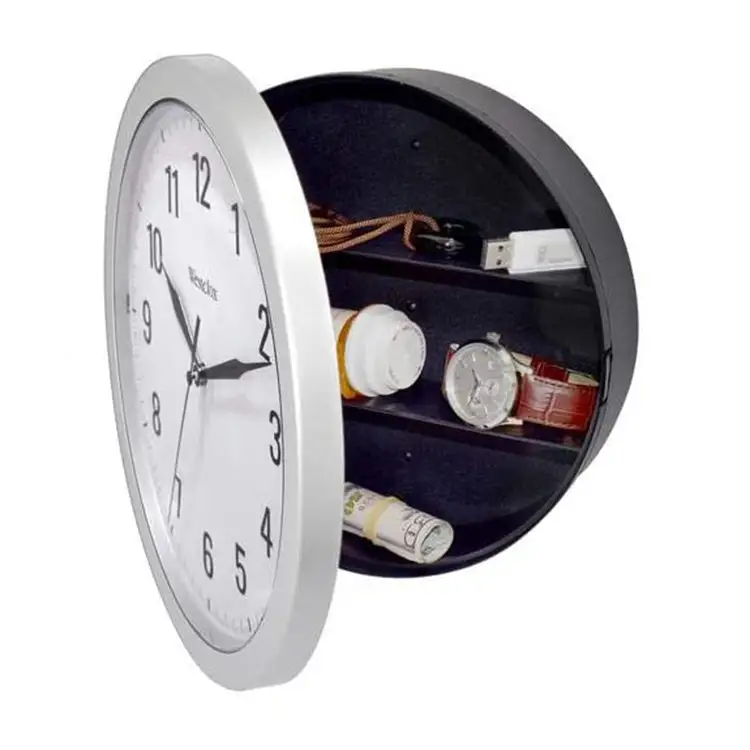 Westclox Quartz 9.75 Wall Clock with Hidden Storage 32255 -