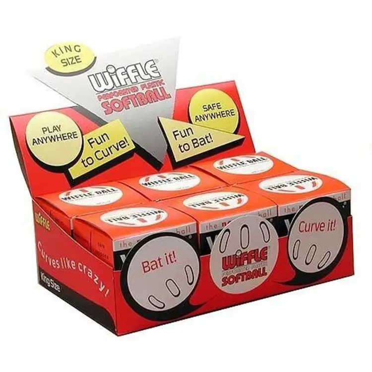 Wiffle Perforated Non Toxic 12 Practice Plastic Softballs (6
