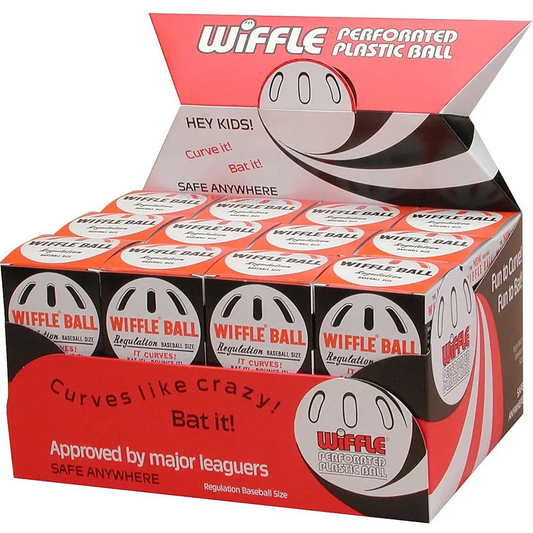 Wiffle Perforated Non Toxic 9 Practice Baseballs (White 24