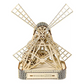 Wooden City 3D Puzzle Building Mechanical Farm Mill Model