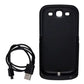 Xtreme Power Bank/Rubber Case for Samsung Galaxy S3 (Black