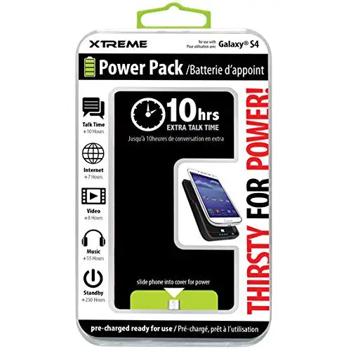 Xtreme Power Bank/Rubber Case for Samsung Galaxy S3 (Black