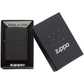 Zippo Classic Black Crackle Metallic Pocket Lighter 236 -