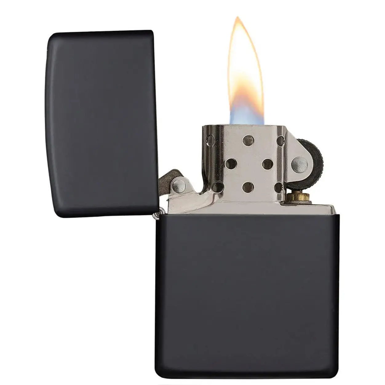 Zippo Classic Black Matte Metallic Pocket Lighter 218 - Misc