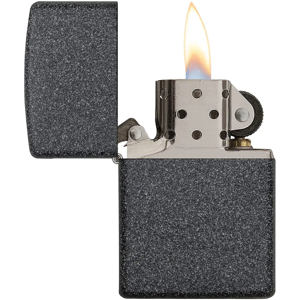 Zippo Classic Iron Stone Metallic Pocket Lighter 211 - Misc