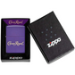Zippo Crown Royal Matte Purple Windproof Pocket Lighter
