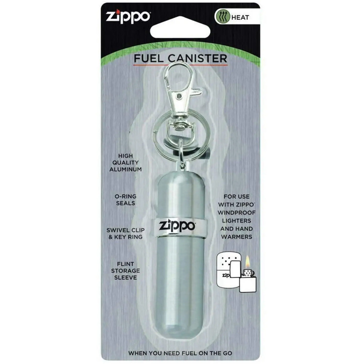 Zippo Extra Refill Lighter Fluid Aluminum Fuel Canister