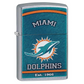 Zippo NFL Miami Dolphins Rugged Street Chrome Finish 29950 -